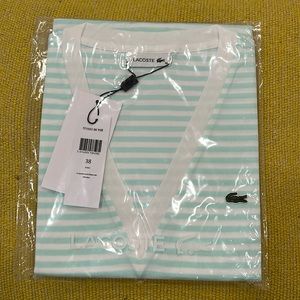 Lacoste bran new V tee shirt